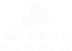 ABR Group logo with slogan "Because We Care".